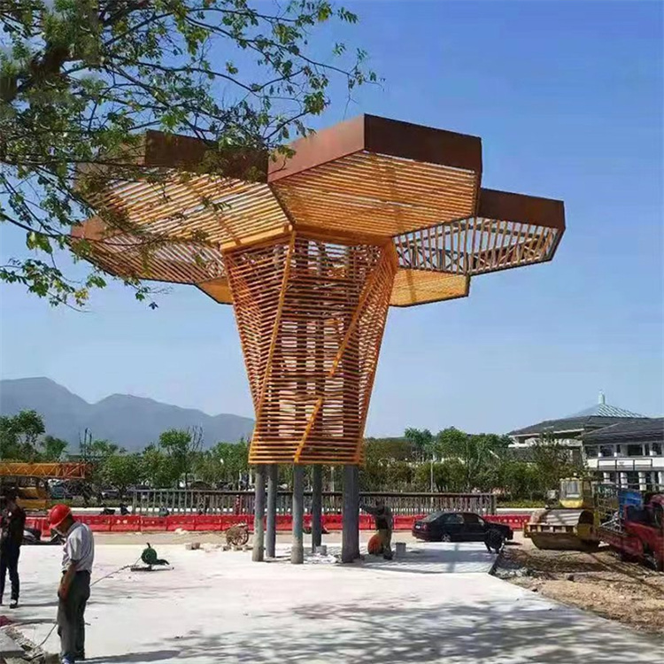 耐候钢造型雕塑